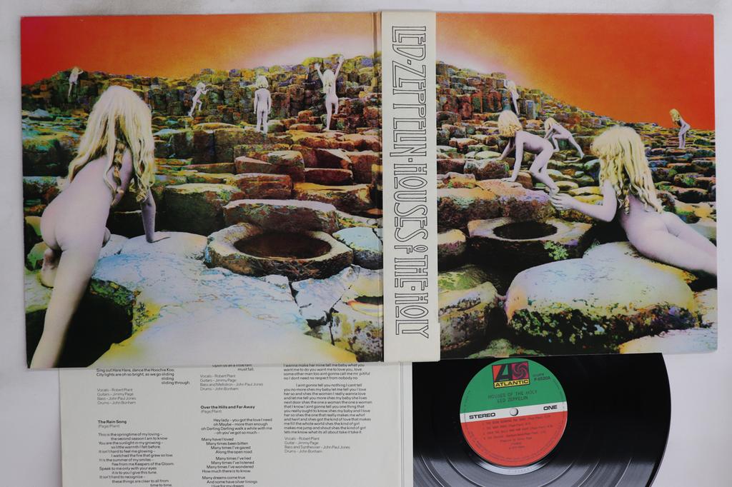 LP Record LED ZEPPELIN - Houses Of The Holy P10107A ATLANTIC 1976 Japan Rock Used