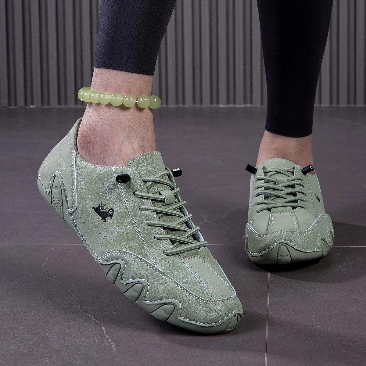 

Модные женские легкие кроссовки Slip On, удобные низкие однотонные кроссовки, повседневная спортивная обувь для прогулок на открытом воздухе 43 зелёный