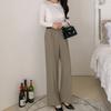 New ArrivalS Open Run Women S Pintuck Wide SlackS Back Band Straight pantS