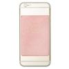 Adhesive cell phone card case pink dot (26013626)