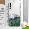 Painting House Mountain Landscape Clear Phone Case for Motorola Moto Edge 40 Pro G72 G73 G71 G60 G22 G52 G9 Play Soft Cover Y2K