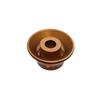 YJB PARTS Electric Guitar Top Hat Knob Set of 4 [Domestic Product] (Miri, Amber)