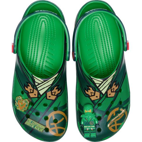Lego X Crocs Classic Clog Ninjago Unisex Sandals Green Multi-Color 213553-90H