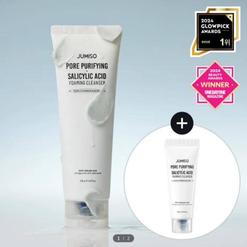 

Jumiso Pore Purifying Salicylic Acid Cleansing Foam Set 120 g + 20 g