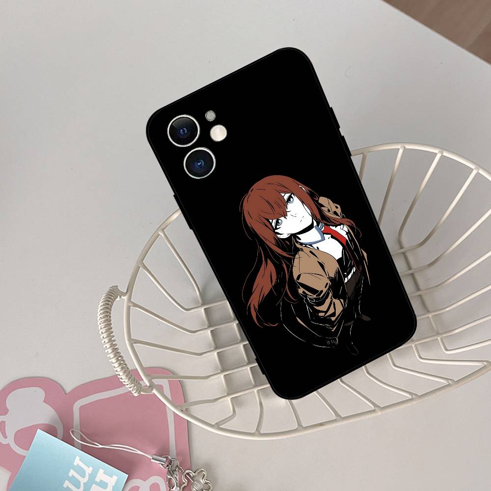 Steins;Gate Phone Case Black Phone Case For IPhone 17/16/15/13/14 Pro Max/ 11Plus/X/Xr/Xs Max 13mini