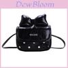 Girl Mini Shoulder Bag With Butterfly Bow Design For Daily Use