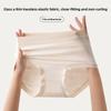 Plus Size Women Summer Thin Long Crotchy 10A Antibacterial Breathable Comfortable Hip High Waist Triangle Briefs