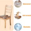 Wasserdichte PVC Stuhl Sitzbezug Staubdichter Stuhlbezug Möbel Schutzhülle Wohnzimmer