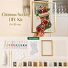 Schmuckverzierte Weihnachtsbäume DIY-Set für Feiertage und Heimdekoration