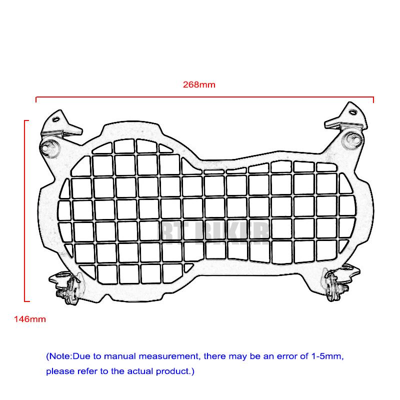 Für BMW R1200GS R1250GS R 1250GS LC ADV R 1200 GS Adventure GSA 2013-2023 Motorrad Scheinwerfer Schutz Grille Schutz