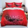 Gamer Game Over Cartoon Comforter Bedding CollectionDuvet Cover Bed Collection Quilt Cover PillowcaseKing Queen Size Bedding Collection Adult Boys