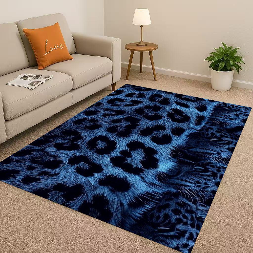 

New Zebra Tiger Leopard Beast Stripe Print Art Living Room Non-Slip Area Rug Carpet for Bedroom Playroom Sofa,Home Decor Doormat 40x60cm( 15x23in )
