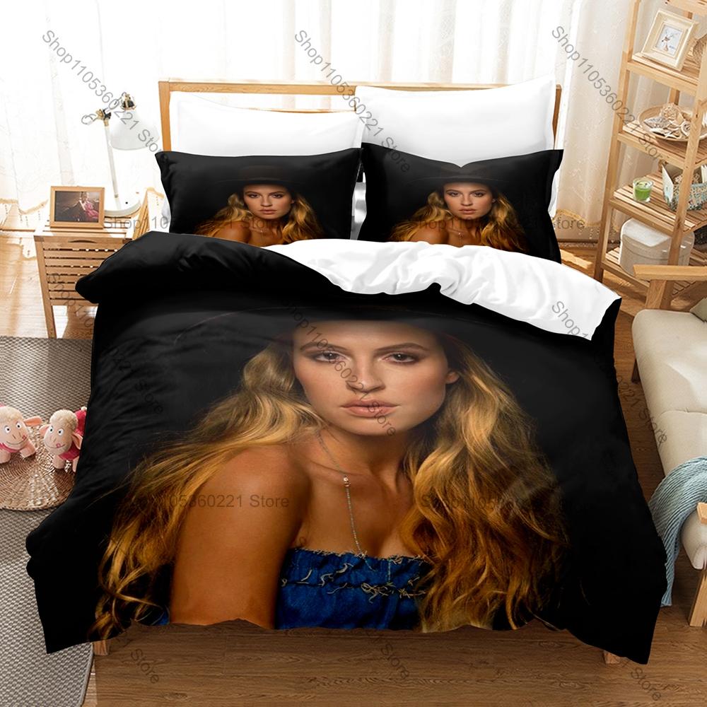 FLETCHER In Search Of The Antidote Dreamy Glow Portrait HD Print Bedding Set Duvet Cover + 2 Pillowcases Pop Teen Room Decor