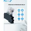 5pcs MY2NJ MY3NJ MY4NJ Power Relay 12V 24V DC / 110V 220V 380V AC DPDT DIN Rail Mount with Socket Base Industrial Control Relay Relays 5
