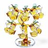 Yellow Crystal Treasure Bowl for Buddha Offerings and Wealth Attraction