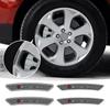 DNBF1 4pcs Car Badge Wheel Hub Wheel Brow Decal For Mercedes Benz Amg W204 W213 W205 W211 W212 W176 W205 W203 Car Styling Accessories