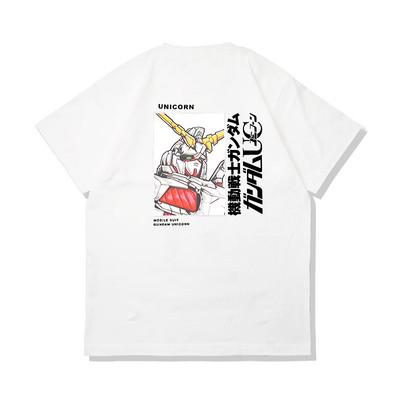 

Gundam Zagu Tshirt Xiaya Mobile Warrior shortsleeved round neck shoulder loose large size cotton halfsleeved tshirt 2026 4XL