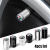 4Pcs 3D Metal Alloy Car Wheel Tire Valve Stem Caps Cover For Alfa Romeo 159 Mito Tonale Stelvio Giulietta Giulia TZ3 Car-Styling ysdf45