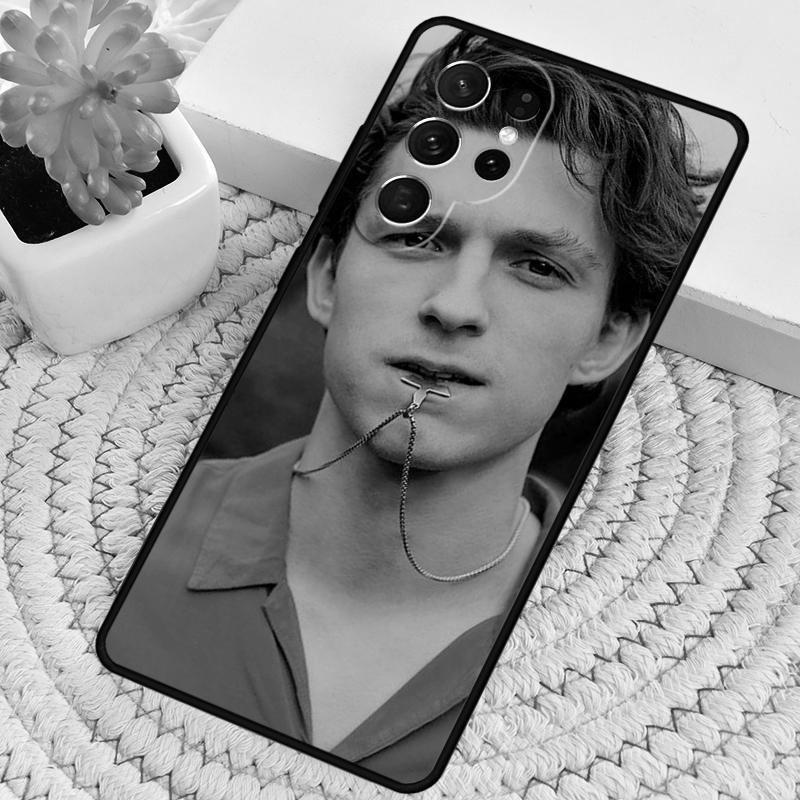 movie star Tom Holland Silicone Phone Case For Samsung Galaxy note 10 pro S26 S25 S24 S23 S22 S21 Plus S25Ultra Capa Cover