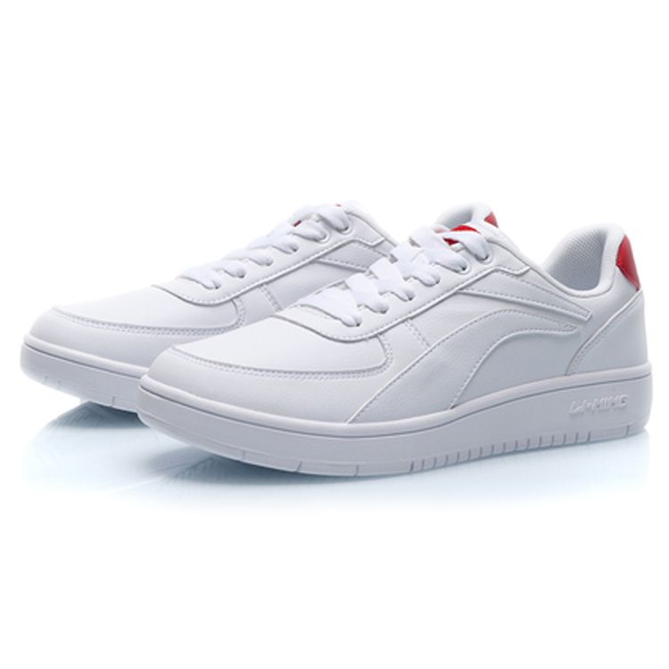 Li-Ning Classic Casual Low-Top Skate Shoes Men Sneakers Cinnabar-Red AGCN161-5