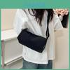 Simple Solid Color Large Capacity Lightweight Women Casual Cylindrical Bag