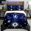 3pcs Duvet Cover Set (1*Duvet Cover + 2*Pillowcase, Without Core),football club.C Print Bedding Set, Bedroom Decor, All‑Season, Birthday Gift