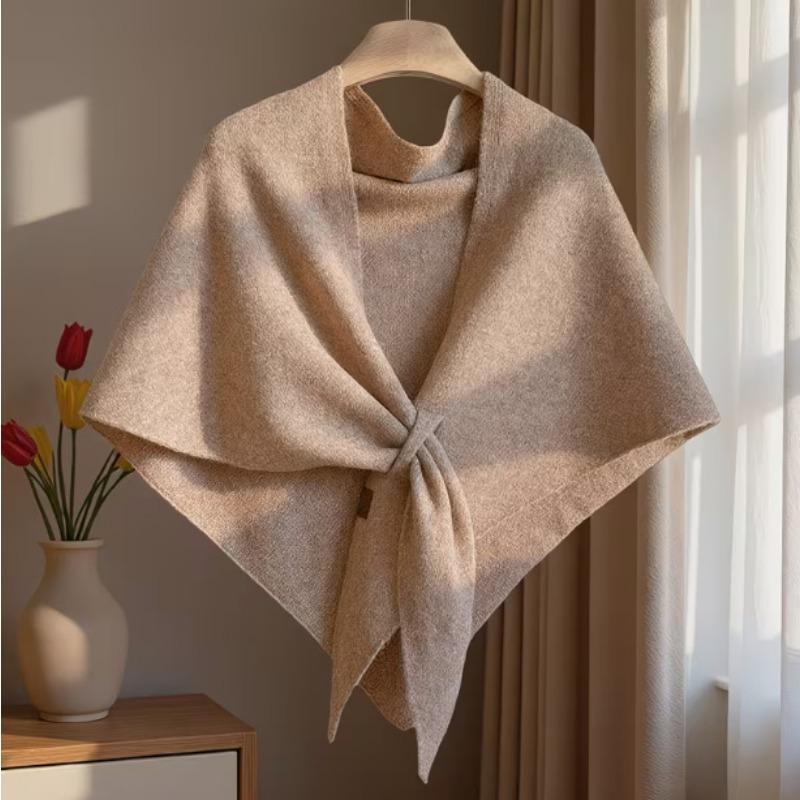 Women S Lazy Warm Triangular Scarf Multi Color Soft Shawl