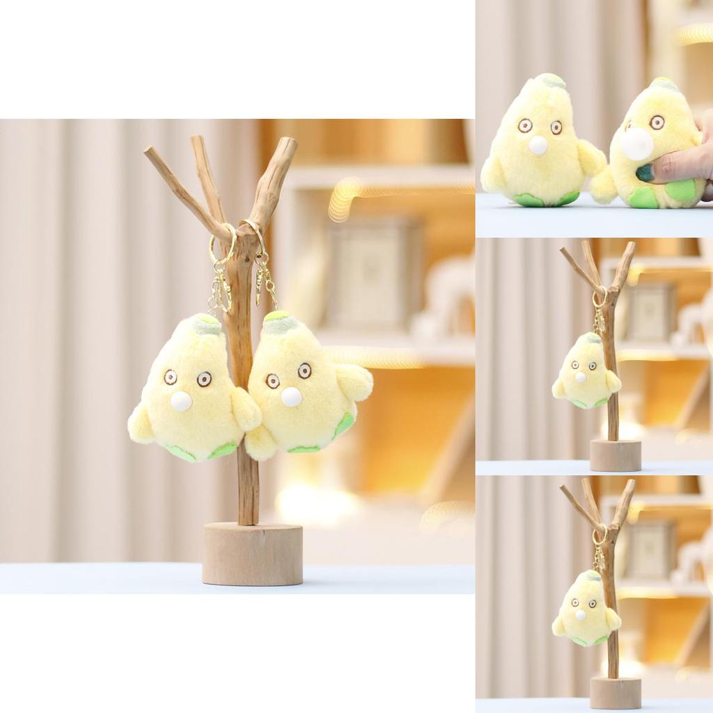 Adorable Banana Plush Toy Cute Keychain And Bag Charm With Soft Short Plush Material