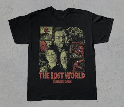 The Lost World Heavy Cotton Black T Shirt S-5XL TT478 Unisex T-Shirt