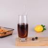 Transparent Drinking Straw Reusable Drink Items Glass Straws For Drinks Glasses With Straw For Mug & Water Bottle & Bubble Tea