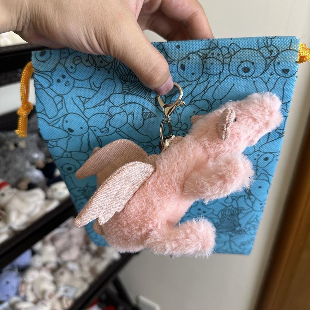 Zábavný želé plochý náhradní přívěsek croissantová koule klíčenka taška dekorativní plyšová hračka dárek