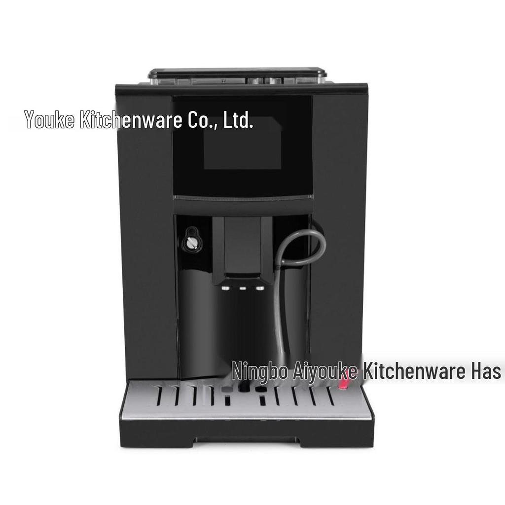 Touchscreen Fancy One-Button Italian Coffee Machine with Bean Grinder, 110V, Fully Automatic for Home Use