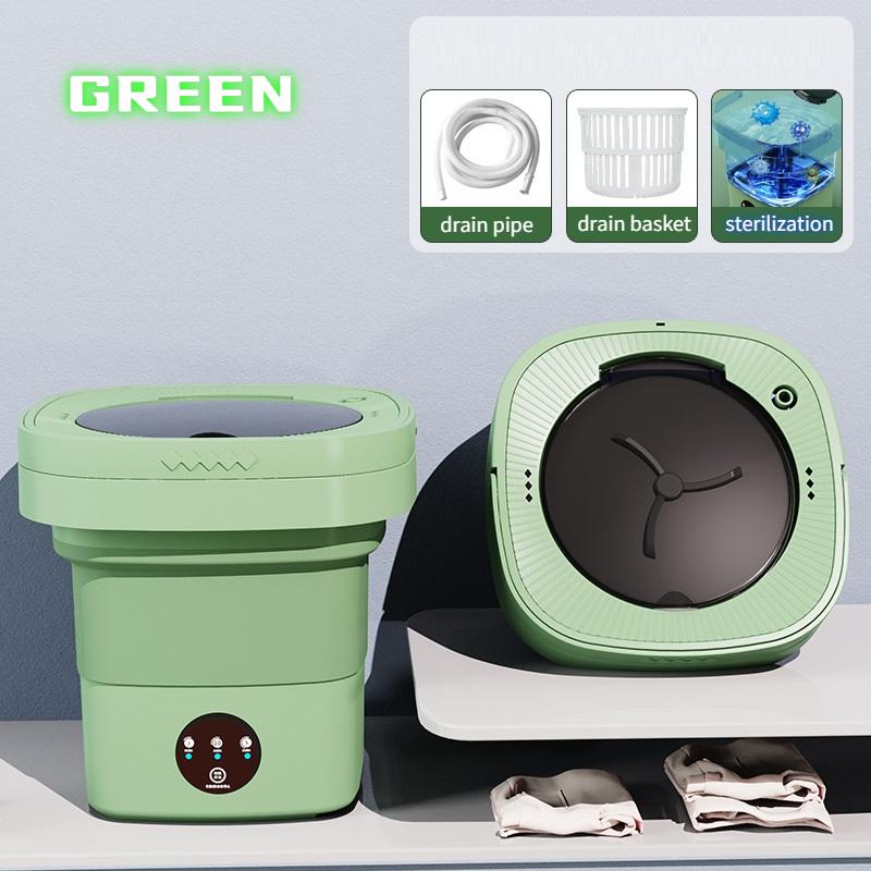 Mini mașină de spălat pliabilă lenjerie mică cu eluare prosop haine pentru bebeluși mașină de spălat spălat șosete artefact
