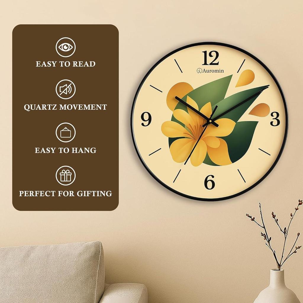 Stylish Latest Wall Clock for Living Room, Bedroom, Hall, Office | Fancy Luxury Designer Wall Watches for Home Modern Big Size Clock |