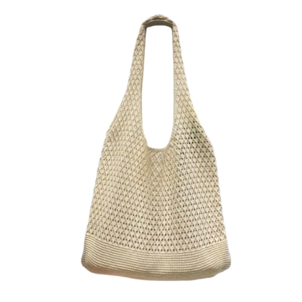 

Ажурная вязаная сумка-тоут с ручками сверху, летняя пляжная сумка, сумка-хобо, женские вязаные крючком сумки, для путешествий Style 3
