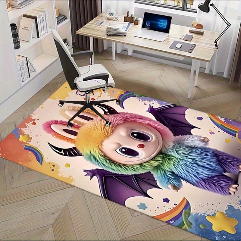 1pc Archangel,Labubu Office Carpet Soft Polyester Entrance Carpet Washable Non slip Machine Washable