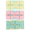 3pcs Plastic Infinite Cube Matte Decompression Toy for Adults Children Office Household Playing