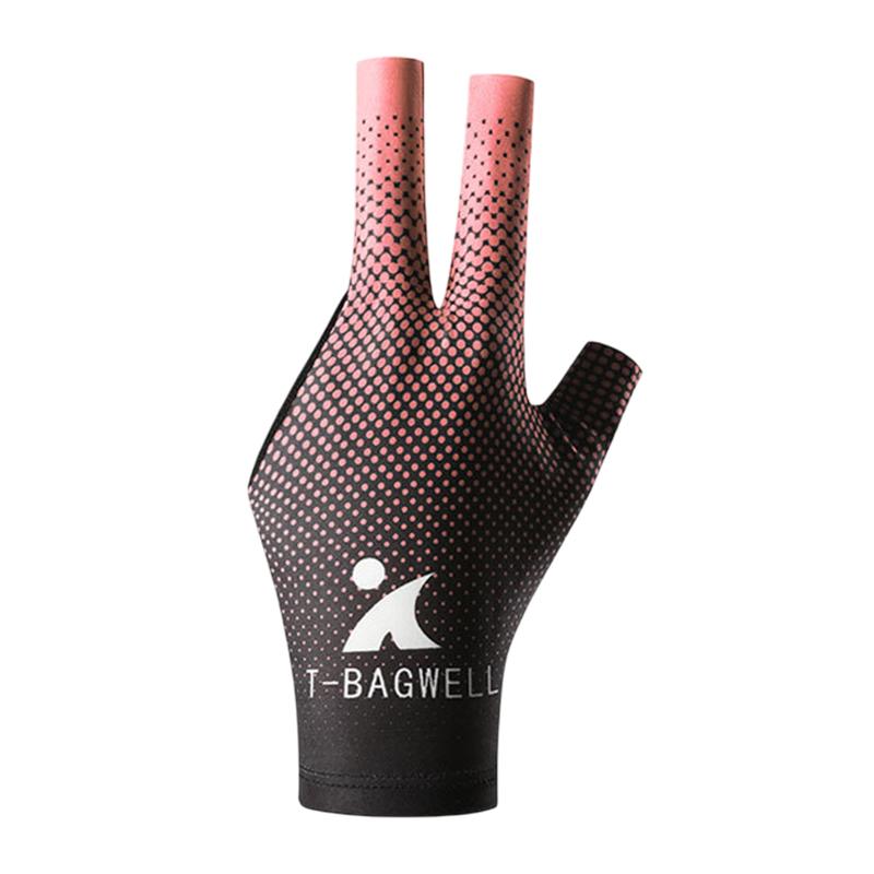 1PC Professional Left-Handed Silicone Snooker Glove, 3-Finger Breathable Billiard Glove Anti-Slip.