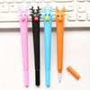 4PCS New Cute Cactus Modeling Gel Pen Student Stationery Novelty Gift School Material Office Stationery