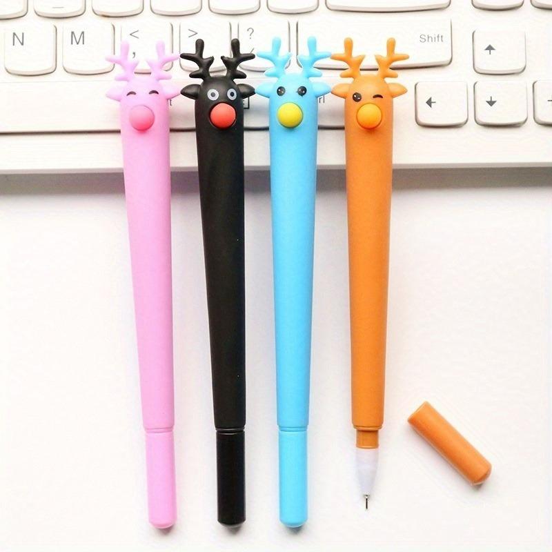 4PCS New Cute Cactus Modeling Gel Pen Student Stationery Novelty Gift School Material Office Stationery