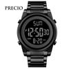 Ceas de mână electronic metalic pentru bărbați Presio P2011-S, ceasuri populare coreene