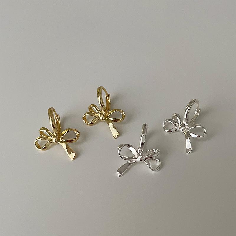 Cercei pentru ureche, cu arc de metal, cu design, pentru femei, simpli, rafinați, nișă, personalitate unică, temperament, modă