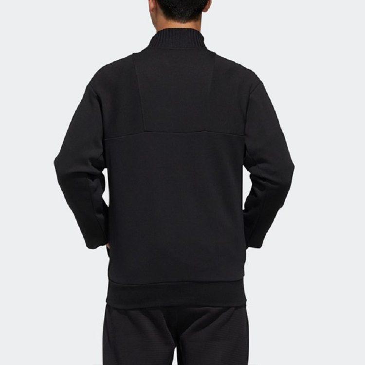 Adidas Jackets Men's Black Stand Collar Moderate Other GF4045