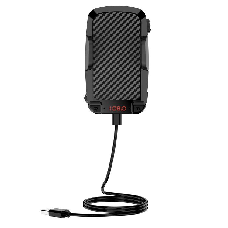 

C1 Car Bluetooth 5.0 MP3 Player FM Transmitter Air Outlet Phone Holder C1