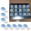 8pcs PBT Blank Keycap Set Cheey Profile PBT+PC 1U Keycaps for Mechanical Keyboards with Durability Classical Color