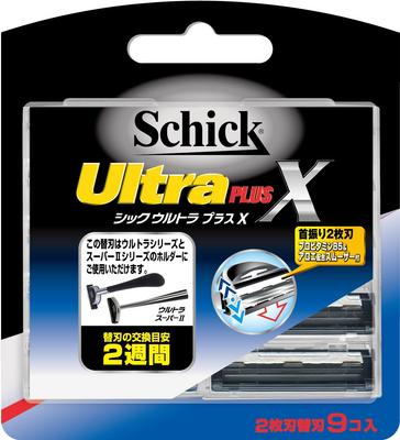 Schick Ultra Plus X Spare Blade 2-blade (9 Pieces)