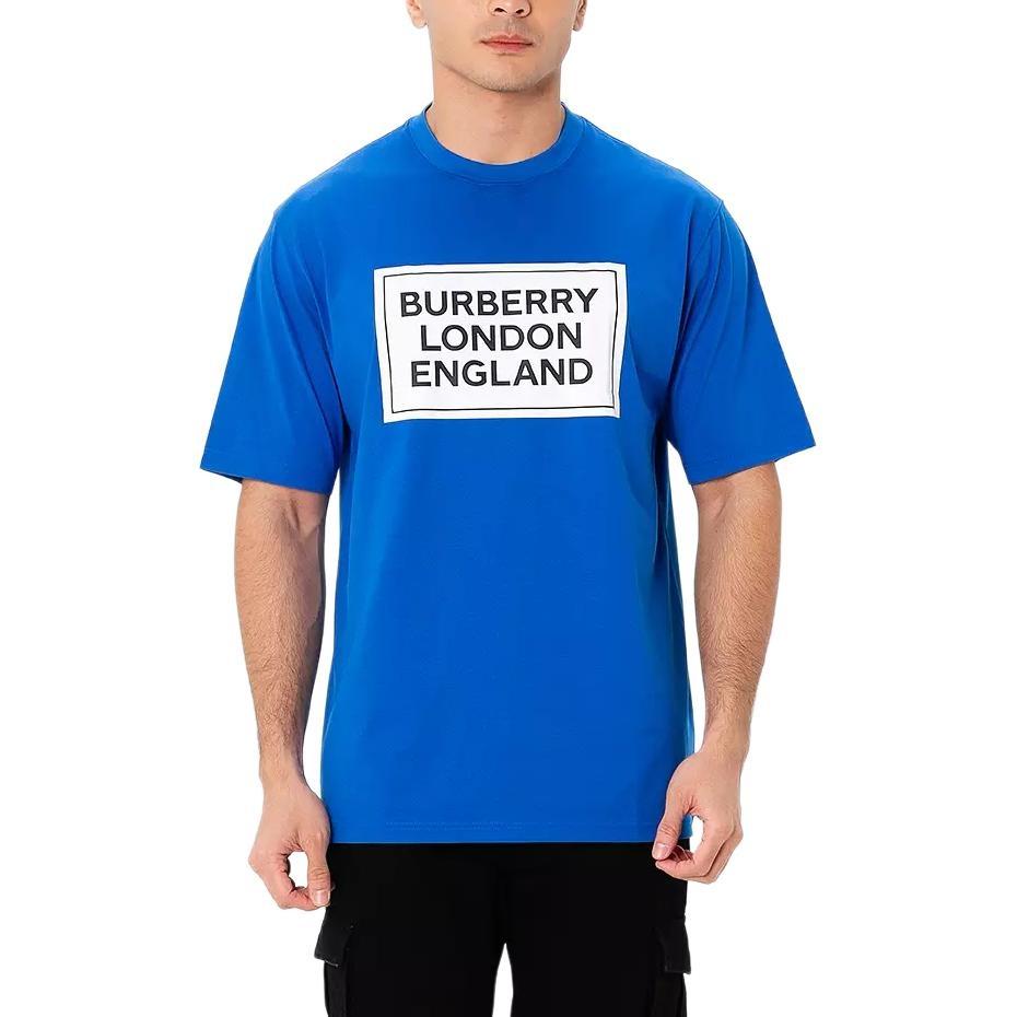 Burberry SS24 T Shirt Men's Canvas Blue 80843391
