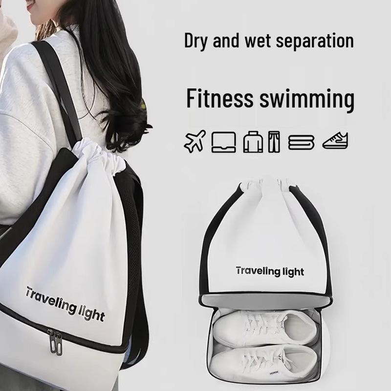 Spor ve Fitness için Islak/Kuru Ayırmalı Su Geçirmez Yüzme Sırt Çantası