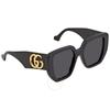 Gucci Grey Geometric Ladies Sunglasses Gg0956s 003 54
