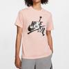 Air Jordan Big Logo Sport Short Sleeve T-Shirt Men Tops Pink BV5906-623